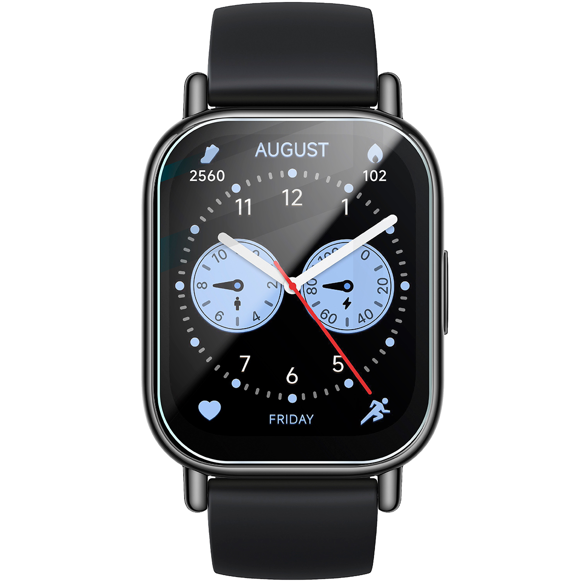 Zegarek i szkło hartowane Bizon Glass Watch Clear zestawione obok siebie